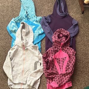 Ivivva Kids Hoodie Collection - Pink, Blue, Gray, Purple Size 10